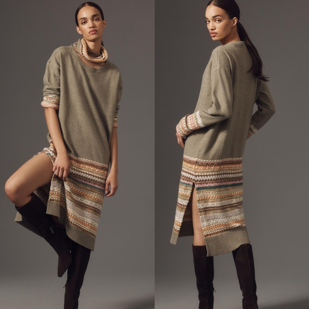 Anthropologie Daily Practice Sweater Dress